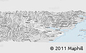 Silver Style Panoramic Map of Quhai