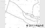 Blank Simple Map of Quhai, no labels