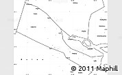 Blank Simple Map of Quhai