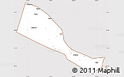 Classic Style Simple Map of Quhai, cropped outside