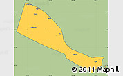 Savanna Style Simple Map of Quhai, cropped outside