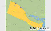 Savanna Style Simple Map of Quhai