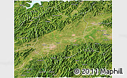 Satellite 3D Map of Quzhou Shi