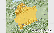 Savanna Style 3D Map of Quzhou Shi