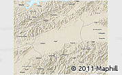 Shaded Relief 3D Map of Quzhou Shi