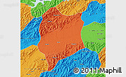 Political Map of Quzhou Shi
