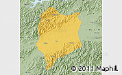 Savanna Style Map of Quzhou Shi