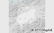 Silver Style Map of Quzhou Shi