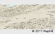 Shaded Relief Panoramic Map of Quzhou Shi
