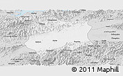 Silver Style Panoramic Map of Quzhou Shi