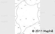 Blank Simple Map of Quzhou Shi