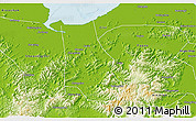 Physical 3D Map of Shangyu