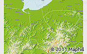 Physical Map of Shangyu