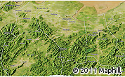 Satellite 3D Map of Shaoxing Shi