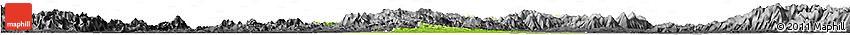 Physical Horizon Map of Shaoxing Shi, darken, desaturated