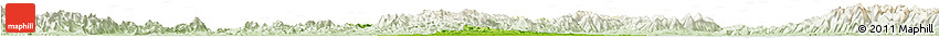Physical Horizon Map of Shaoxing Shi, lighten