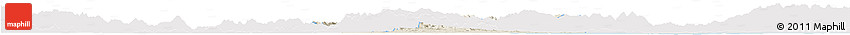 Shaded Relief Horizon Map of Shaoxing Shi, single color outside