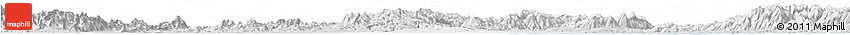 Silver Style Horizon Map of Shaoxing Shi