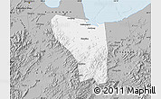Gray Map of Shaoxing Shi