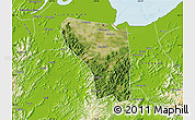 Satellite Map of Shaoxing Shi, physical outside