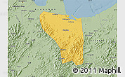 Savanna Style Map of Shaoxing Shi