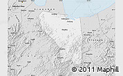 Silver Style Map of Shaoxing Shi