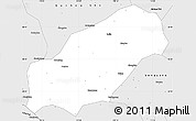 Silver Style Simple Map of Shuichang