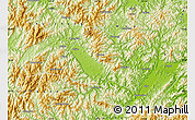 Physical Map of Songyang