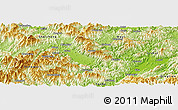 Physical Panoramic Map of Songyang