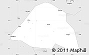 Silver Style Simple Map of Songyang