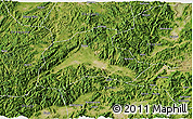 Satellite 3D Map of Tiantai