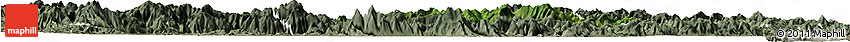 Satellite Horizon Map of Tiantai, semi-desaturated Satellite Horizon Map of Tiantai, semi-desaturated