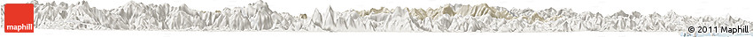 Shaded Relief Horizon Map of Tiantai, lighten Shaded Relief Horizon Map of Tiantai, lighten