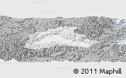 Gray Panoramic Map of Tiantai