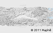 Silver Style Panoramic Map of Tiantai