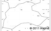 Blank Simple Map of Tiantai