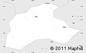 Silver Style Simple Map of Tiantai