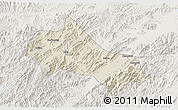 Shaded Relief 3D Map of Tonglu, lighten