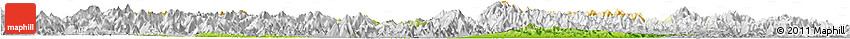 Physical Horizon Map of Tonglu, lighten, desaturated Physical Horizon Map of Tonglu, lighten, desaturated