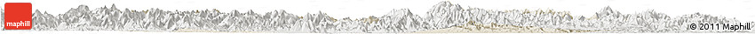 Shaded Relief Horizon Map of Tonglu, lighten, semi-desaturated Shaded Relief Horizon Map of Tonglu, lighten, semi-desaturated