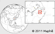 Blank Location Map of Tonglu
