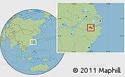 Savanna Style Location Map of Tonglu