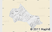 Classic Style Map of Tonglu, single color outside
