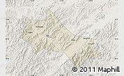 Shaded Relief Map of Tonglu, lighten