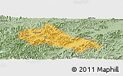 Savanna Style Panoramic Map of Tonglu