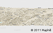 Shaded Relief Panoramic Map of Tonglu
