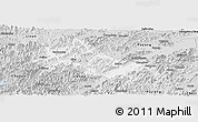 Silver Style Panoramic Map of Tonglu