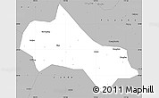 Gray Simple Map of Tonglu