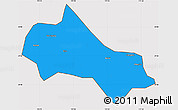 Political Simple Map of Tonglu, cropped outside