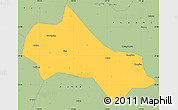 Savanna Style Simple Map of Tonglu